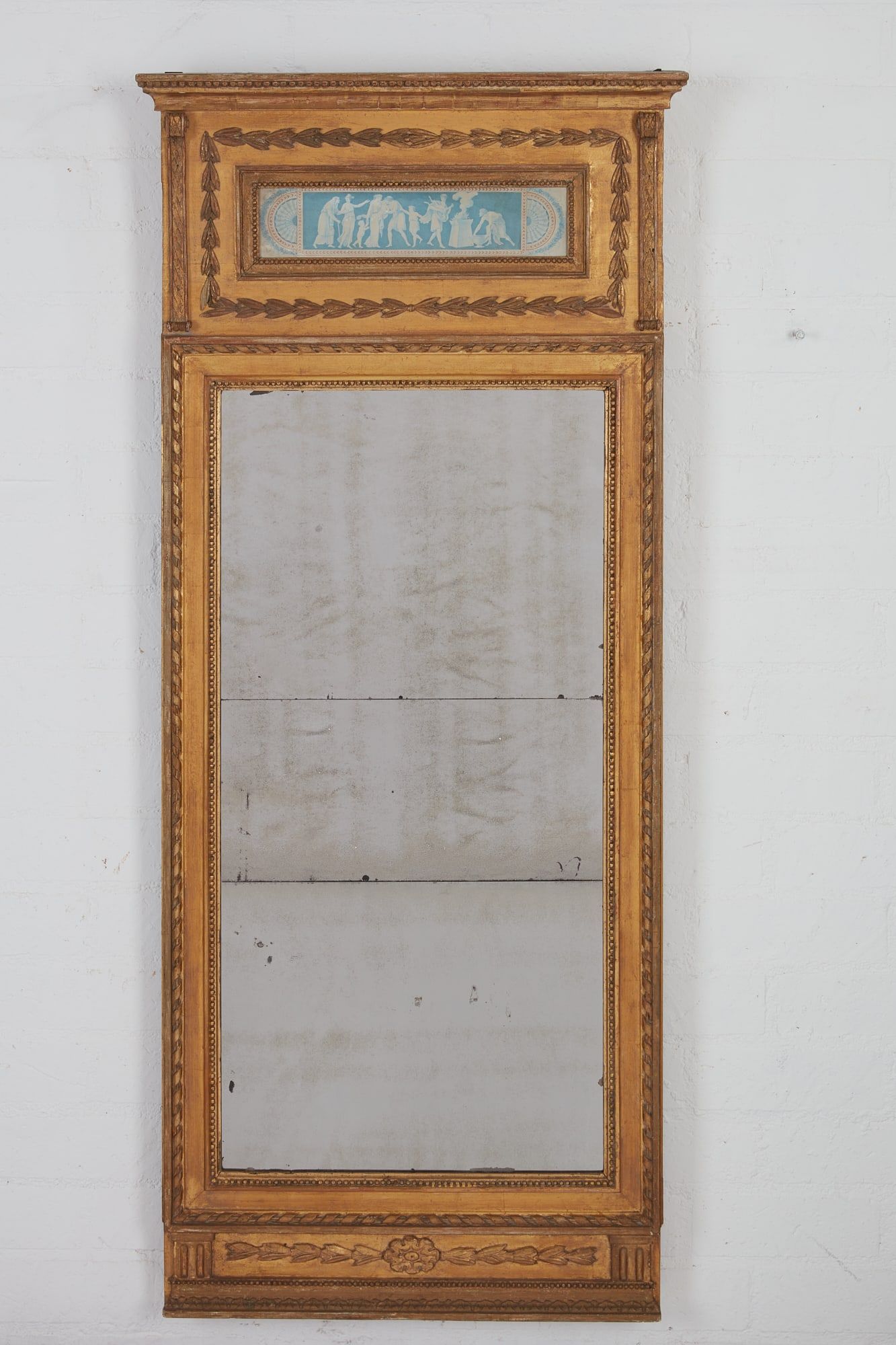 A NEOCLASSICAL GILTWOOD PIER MIRROR  2fb3a8b