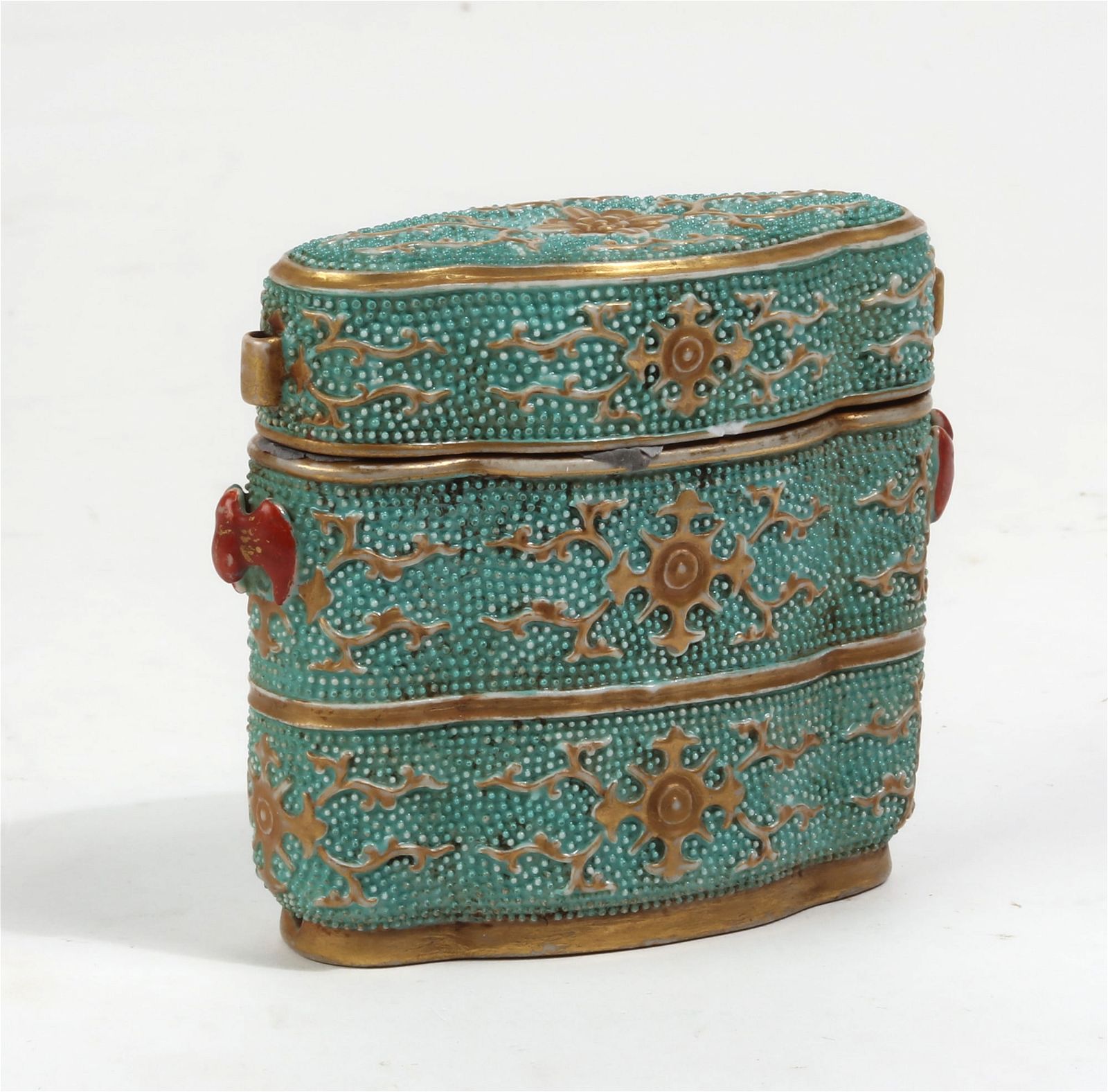 A CHINESE TURQUOISE BEADED STACKING 2fb3a63