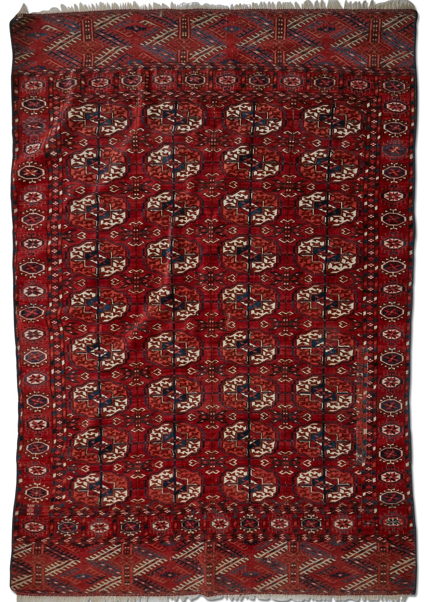 A TEKKE TURKOMAN RUG, TURKESTANA Tekke