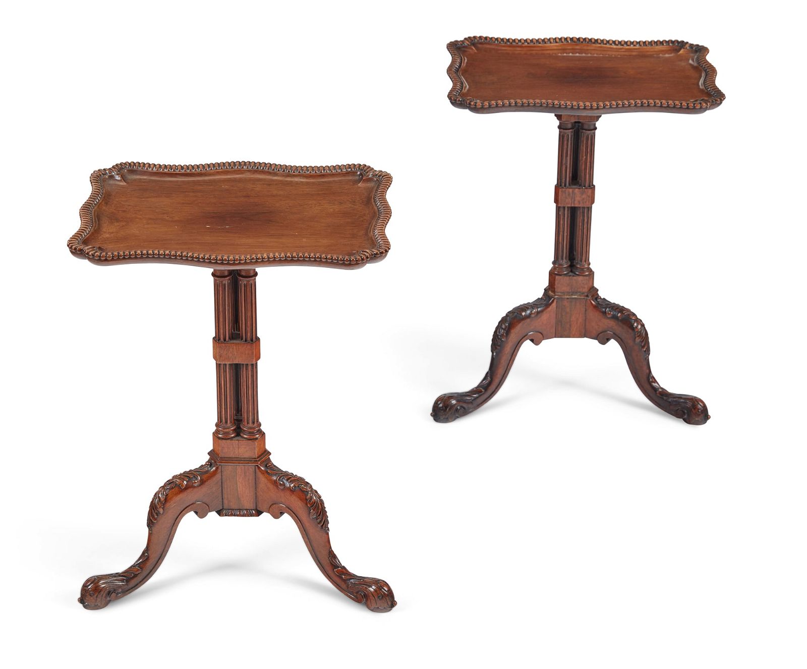 A PAIR OF GEORGE III STYLE HARDWOOD 2fb3b30