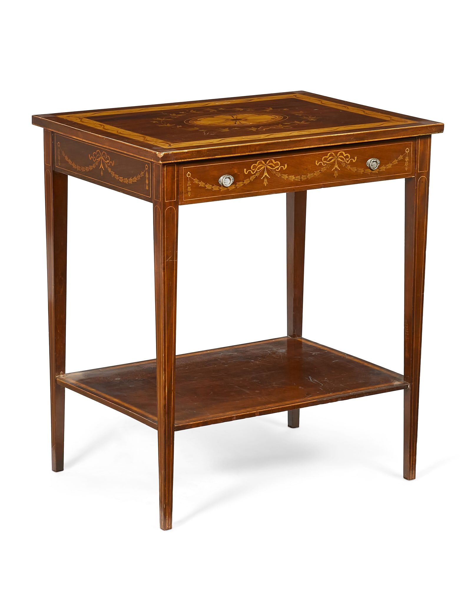 A GEORGE III STYLE SIDE TABLEA 2fb3cb6