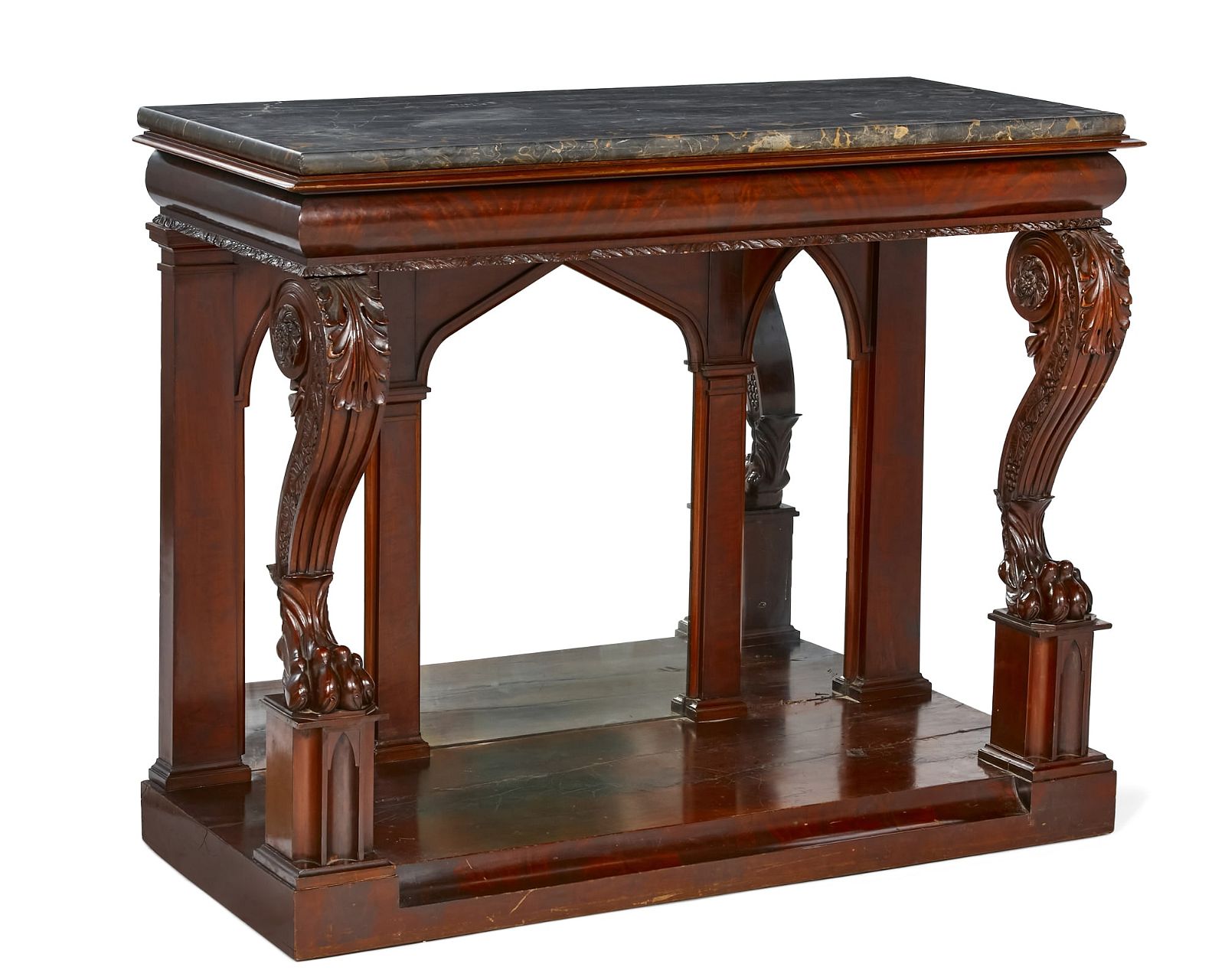 A WILLIAM IV MAHOGANY PIER TABLEA 2fb3cb9