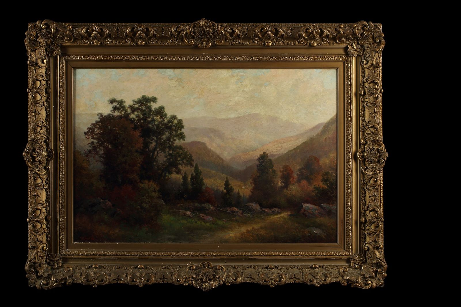 M LOWELL MOUNTAINOUS WOODED LANDSCAPEM 2fb3d30