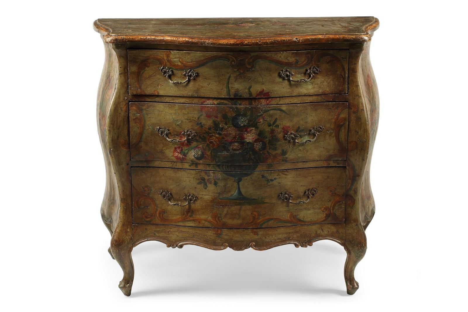 A VENETIAN ROCOCO STYLE PAINT DECORATED 2fb3e08