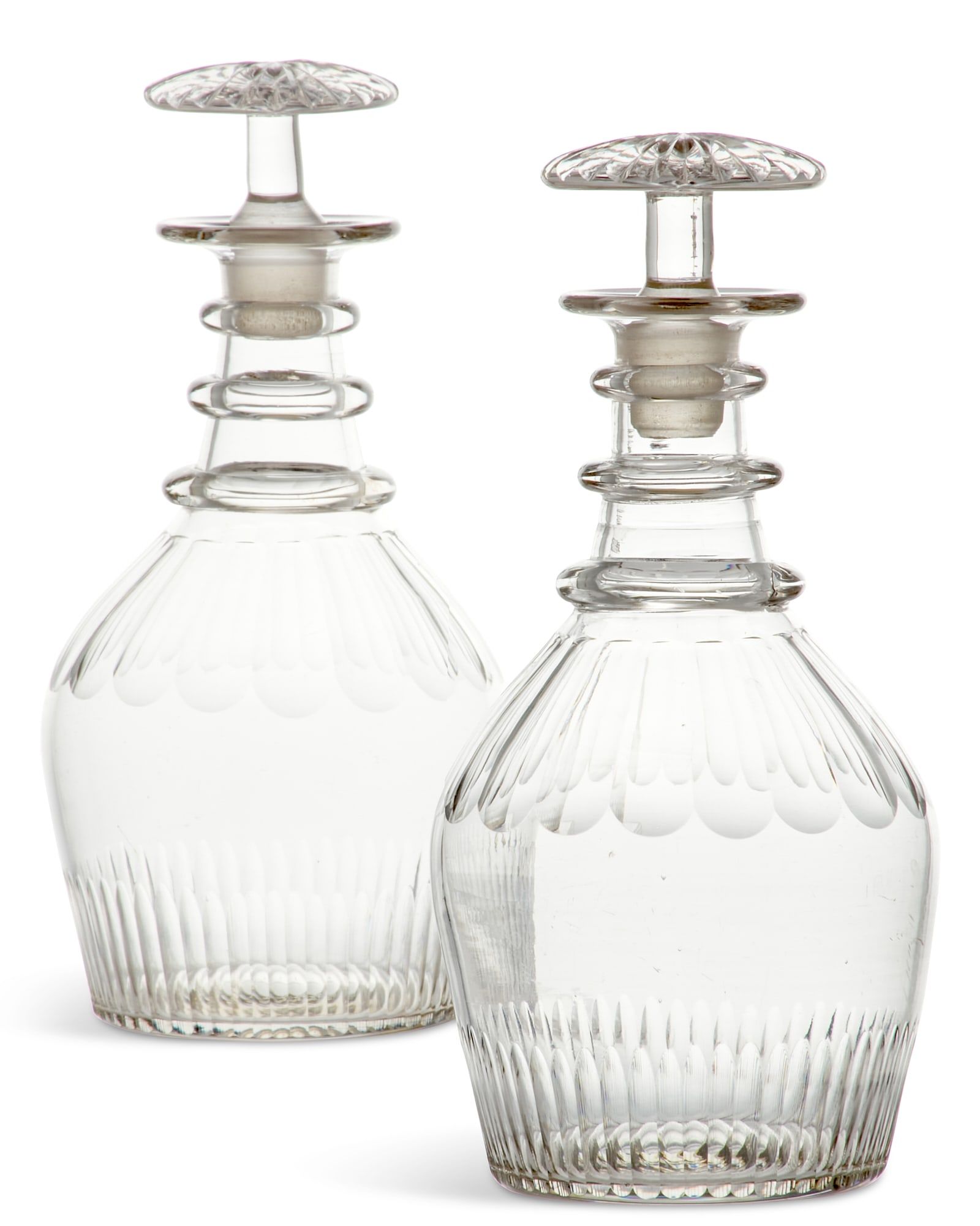 A PAIR OF GEORGE III DECANTERS 2fb3e76