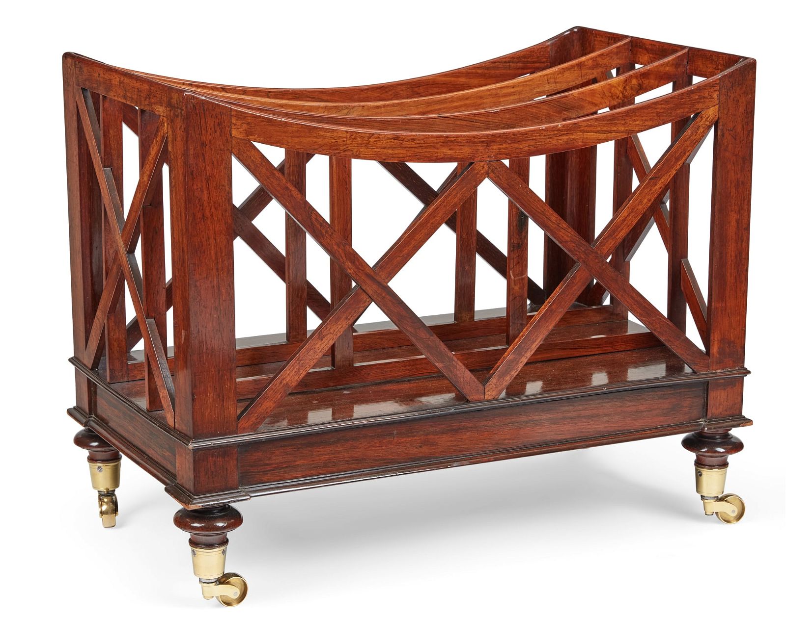 A LARGE REGENCY HARDWOOD CANTERBURYA 2fb3e7c