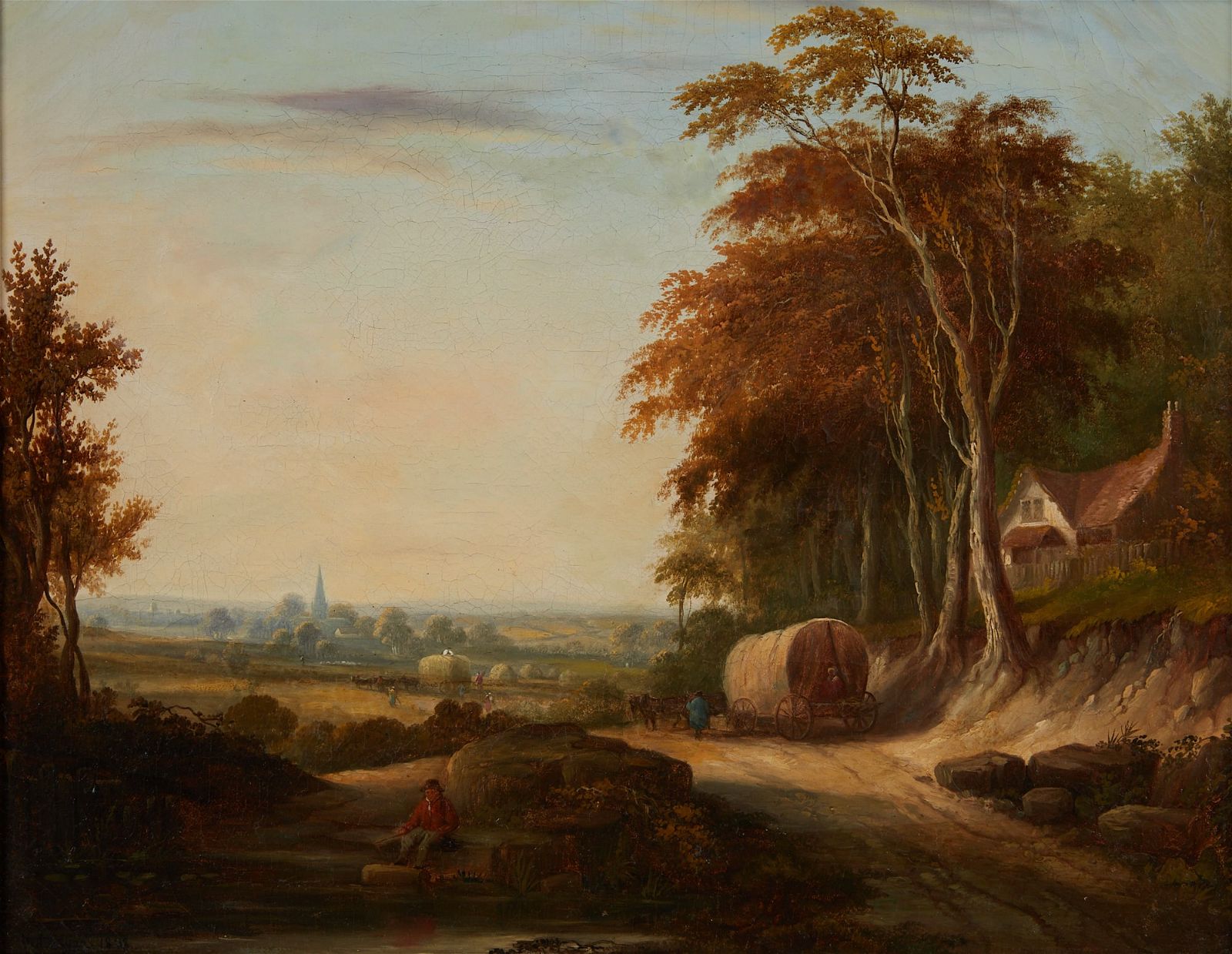 ATTRIBUTED TO HENRY SHAYER LANDSCAPE 2fb3e8f