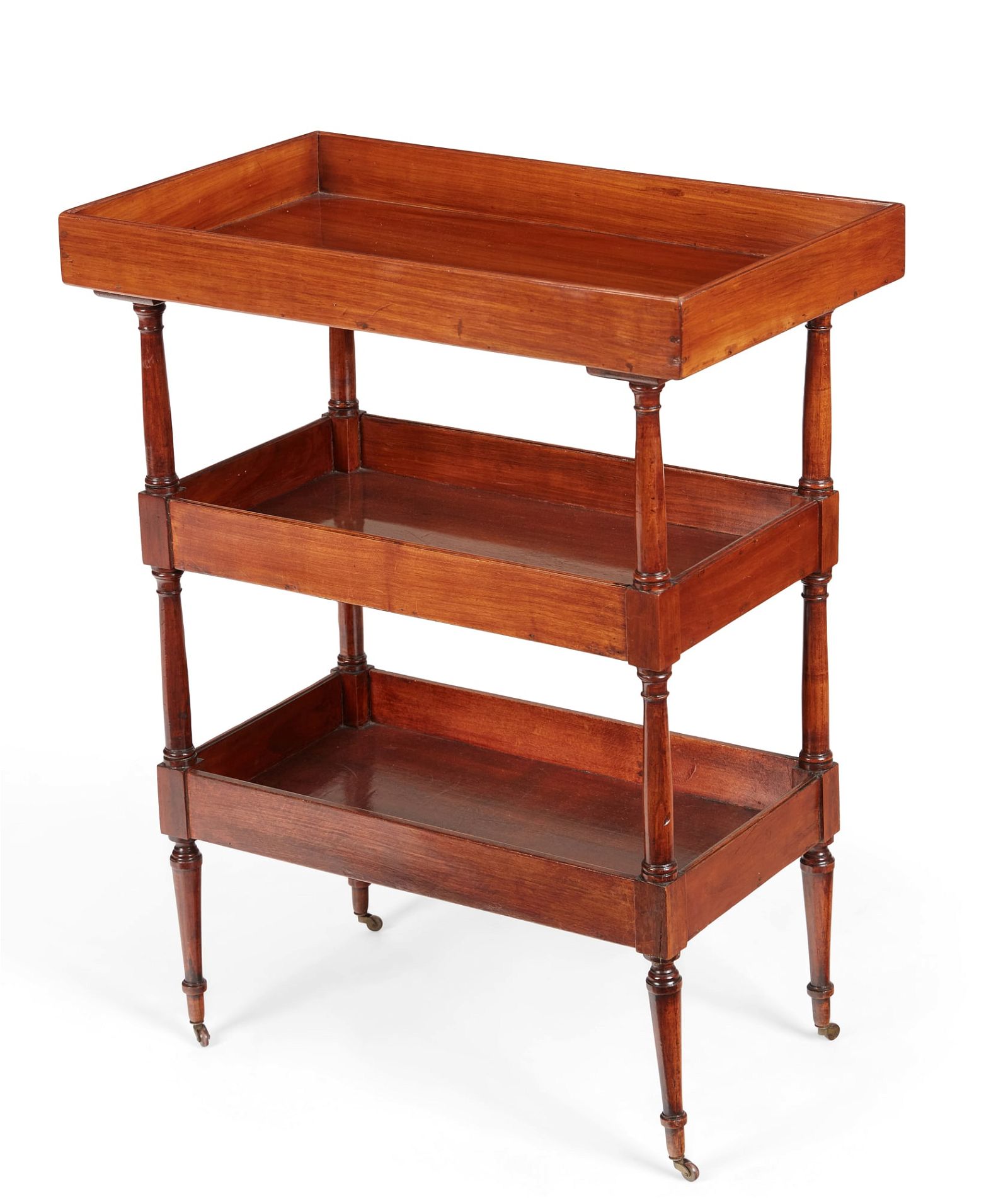 A DIRECTOIRE MAHOGANY THREE TIER 2fb3ef7