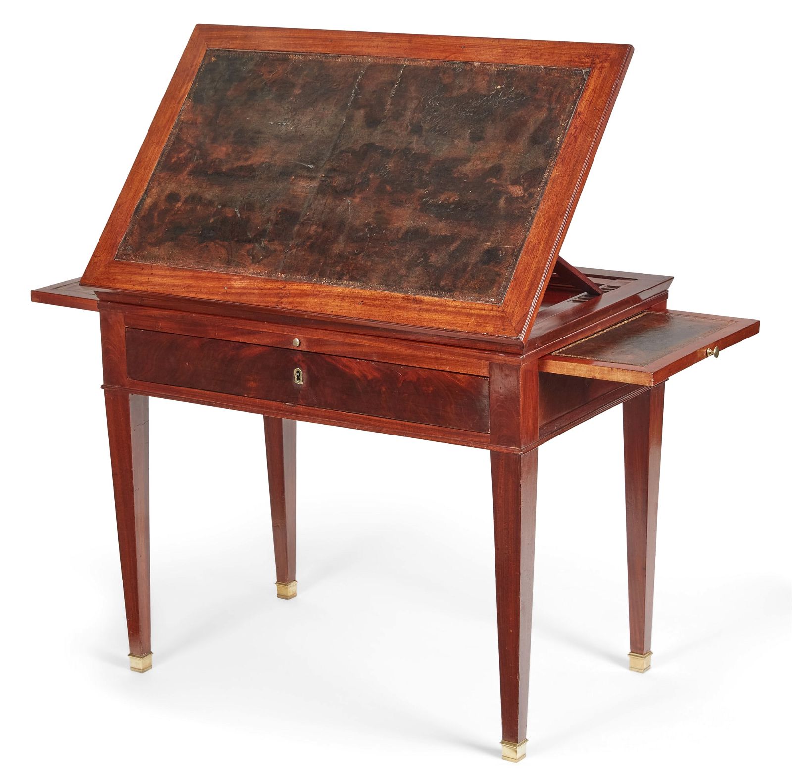 A DIRECTOIRE MAHOGANY ARCHITECTS TABLEA