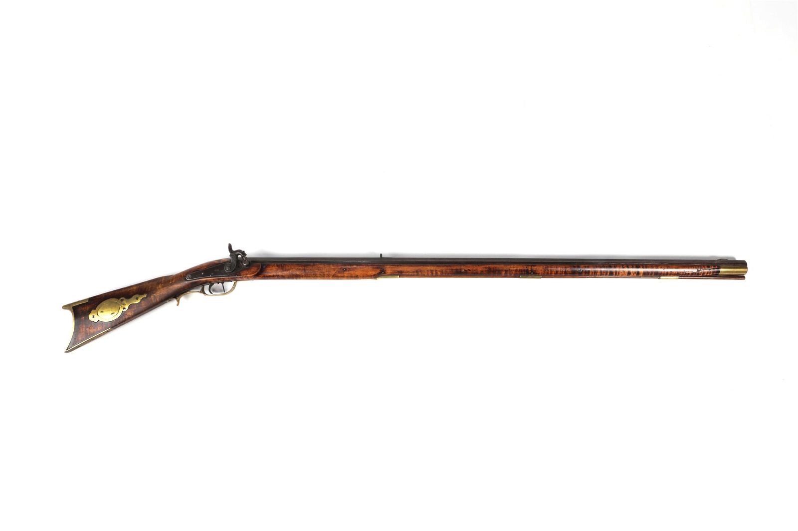 AN AMERICAN MAPLE PERCUSSION RIFLE  2fb4049