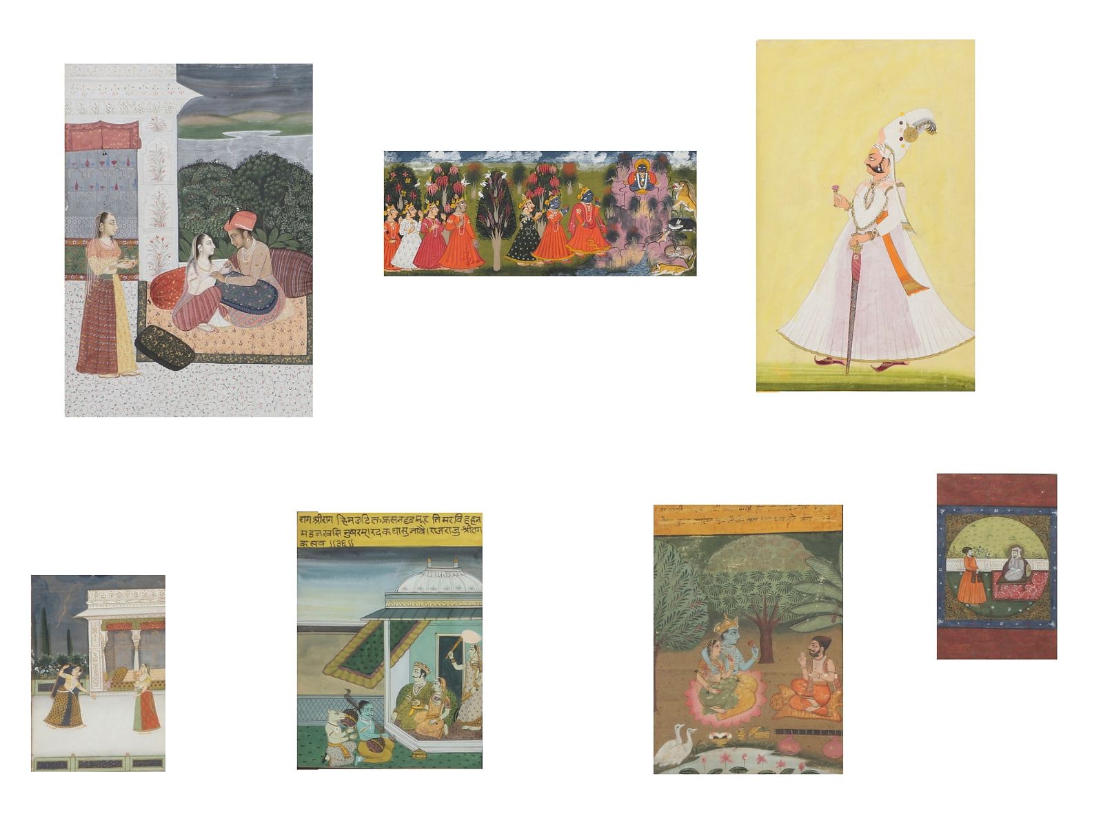 A GROUP OF 19TH CENTURY INDIAN PAINTINGSA