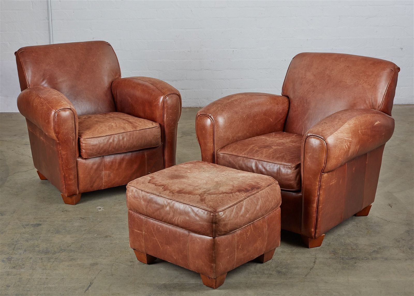 A PAIR OF BAUHAUS FURNITURE CHAIRS AND