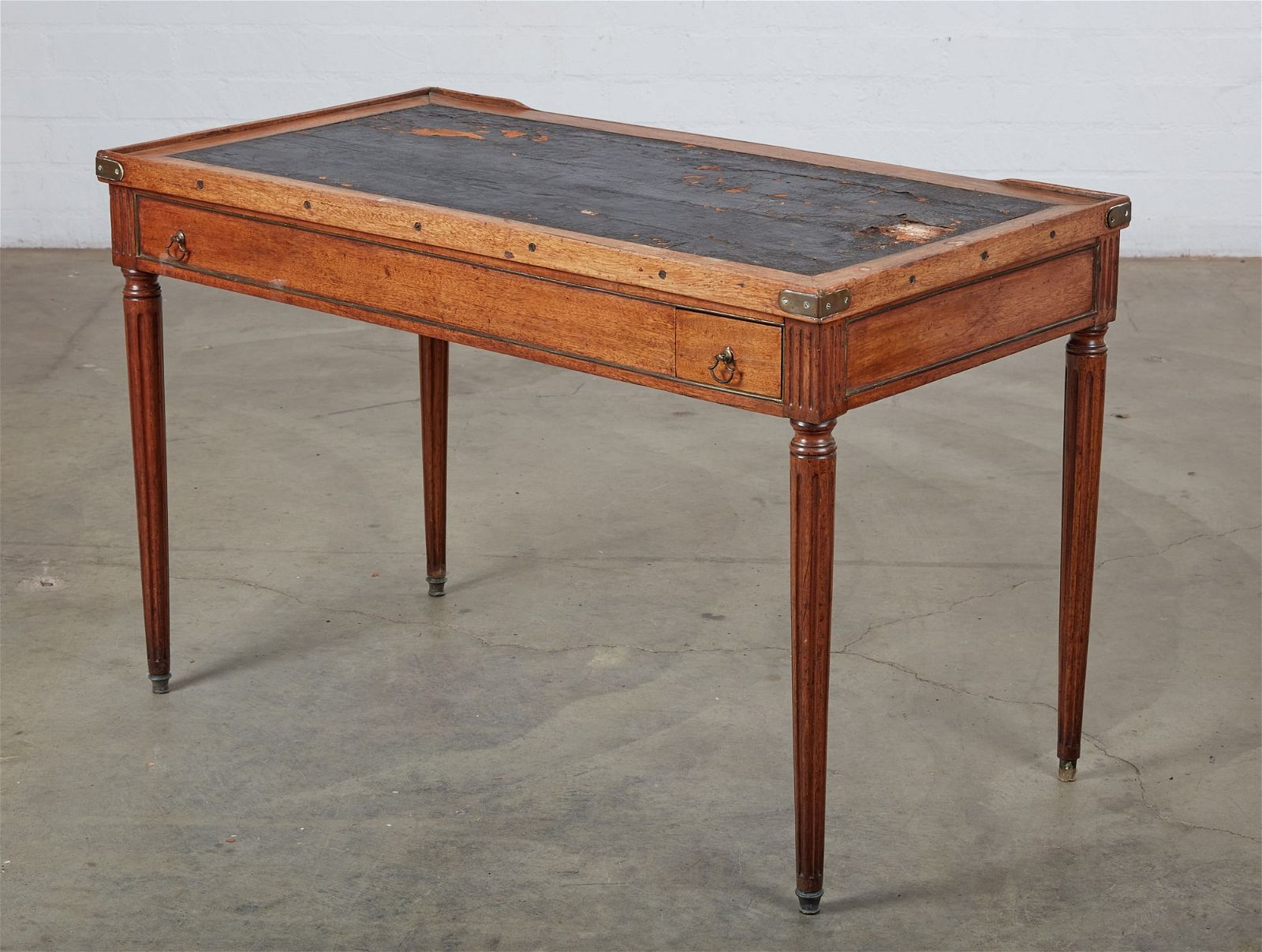 A DIRECTOIRE MAHOGANY TRIC TRAC TABLE,