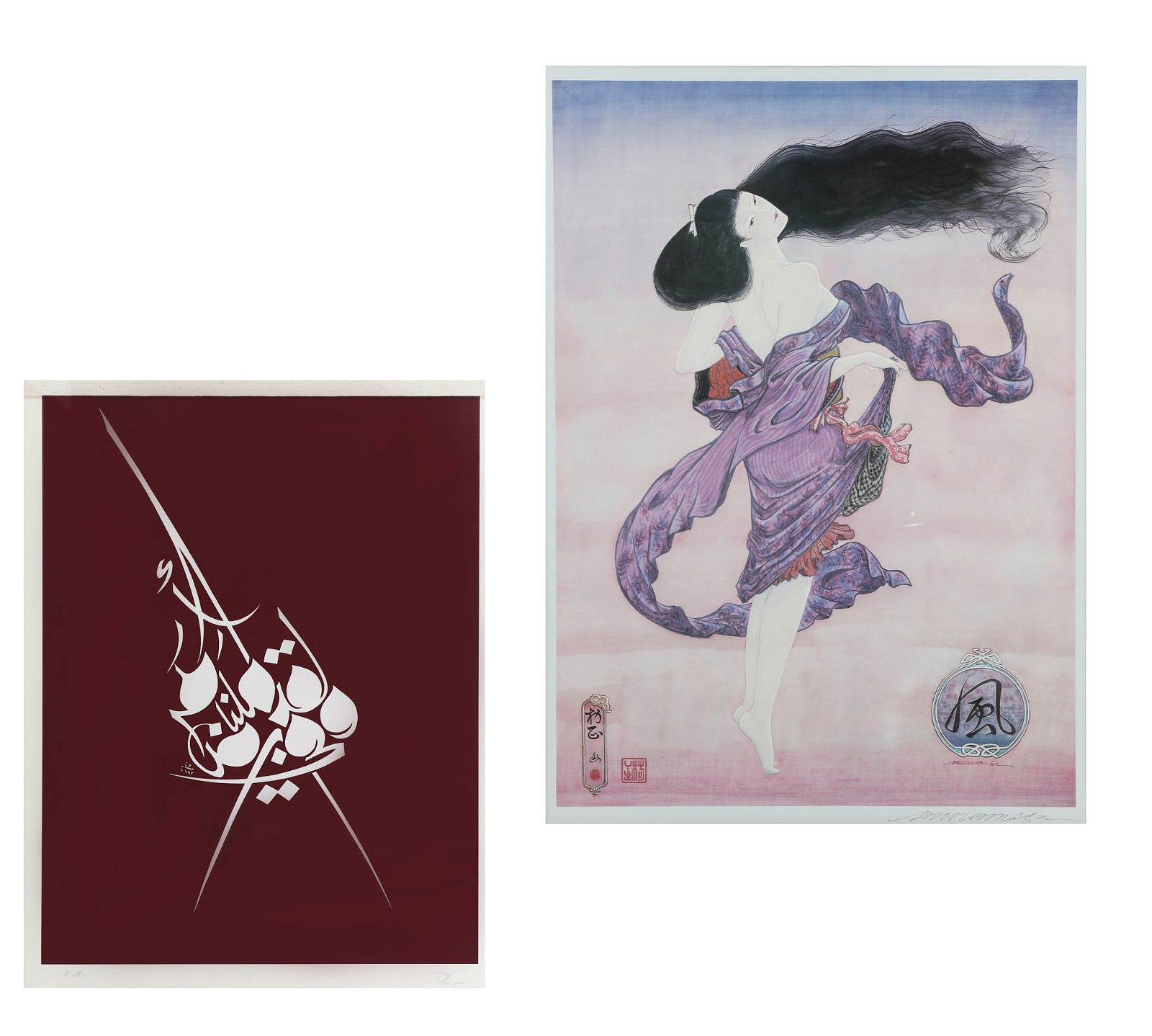 THE WIND, A MURAMASA KUDO SIGNED POSTERThe