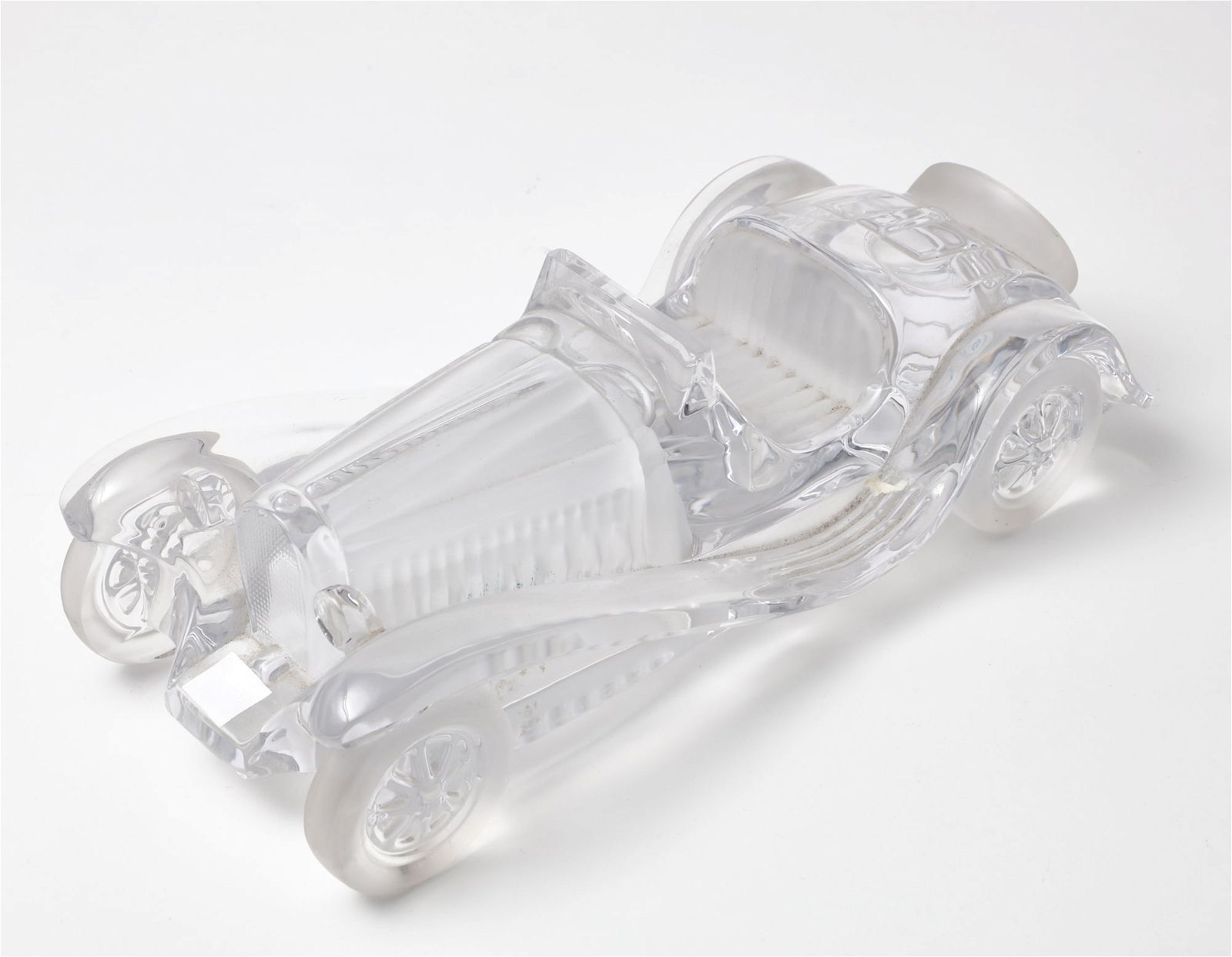 A DAUM GLASS MODEL OF A BUGATTI 2fb42d9