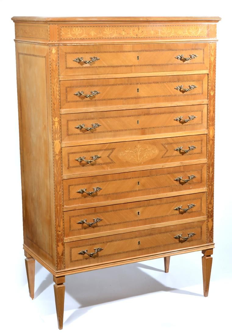 FRENCH STYLE TALL CHEST OF DRAWERS 3d199a