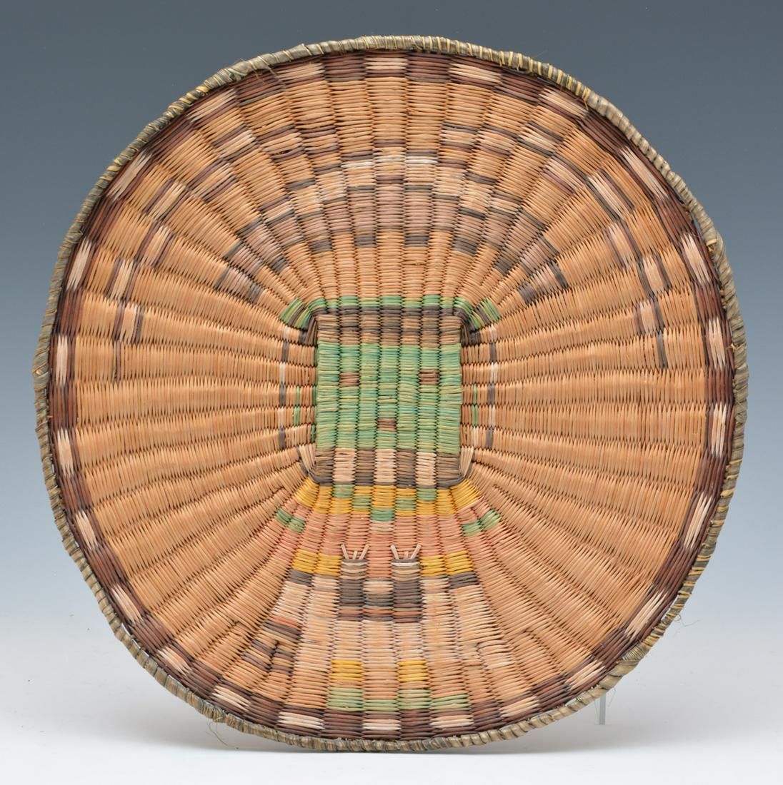 HOPI WICKER BASKET, FIRST MESA,