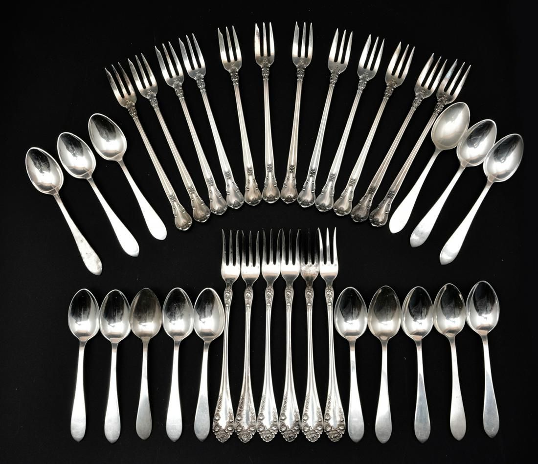 GORHAM & SHREVE STERLING PICKLE FORKS