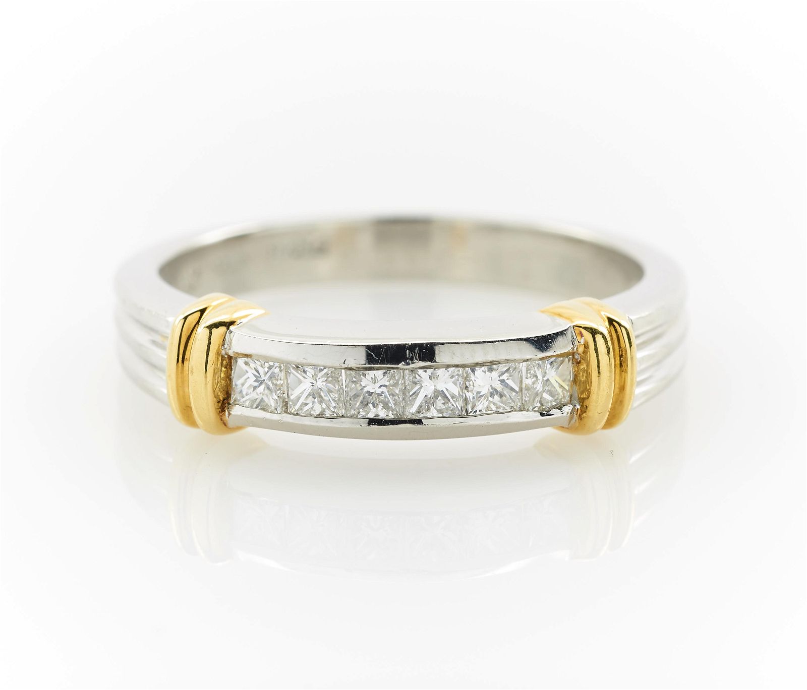 PLATINUM 18K YELLOW GOLD DIAMOND 3d1c67