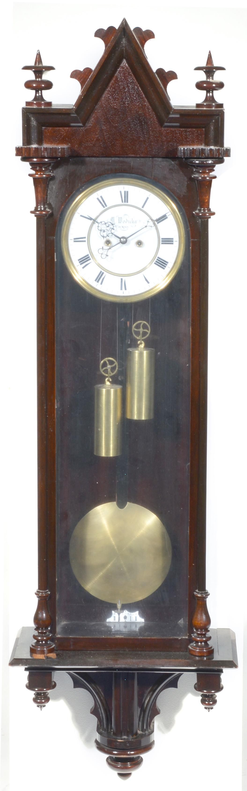 VIENNA REGULATOR WALL CLOCK, "M.