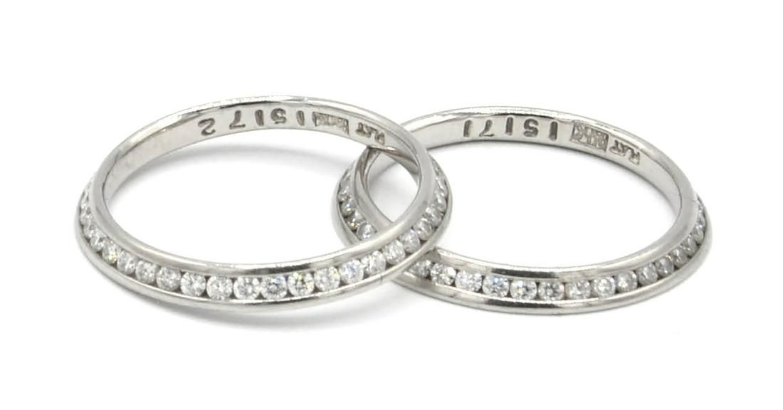 TWO PLATINUM & DIAMOND ETERNITY