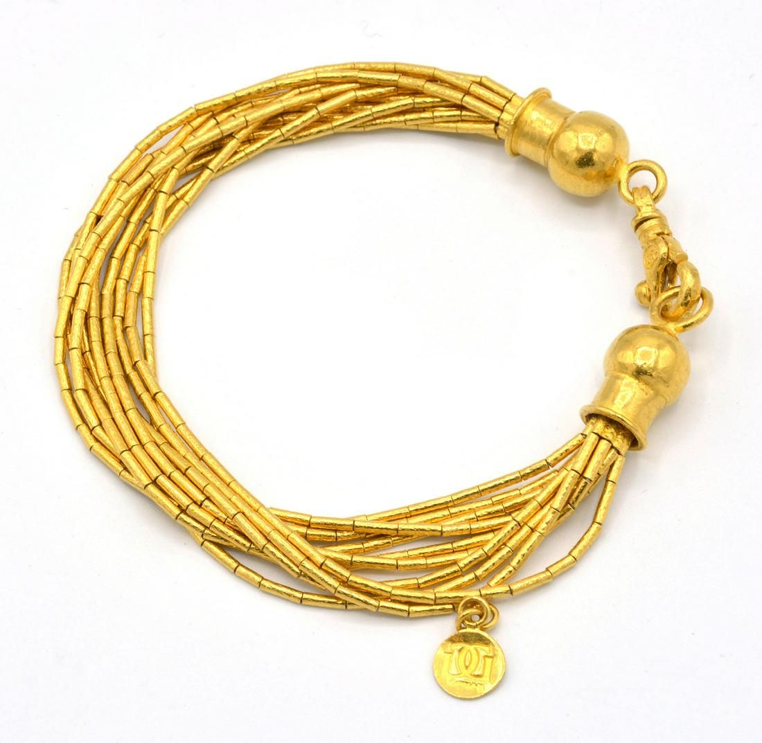 23K GOLD GURHAN TEN STRAND BRACELET23K 3d1db7