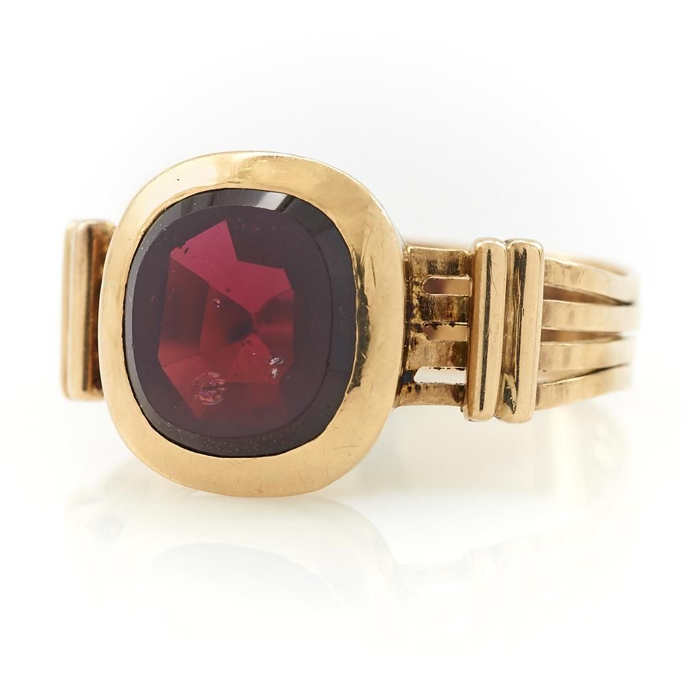 14K ROSE GOLD AND GARNET VICTORIAN 3d1eb9