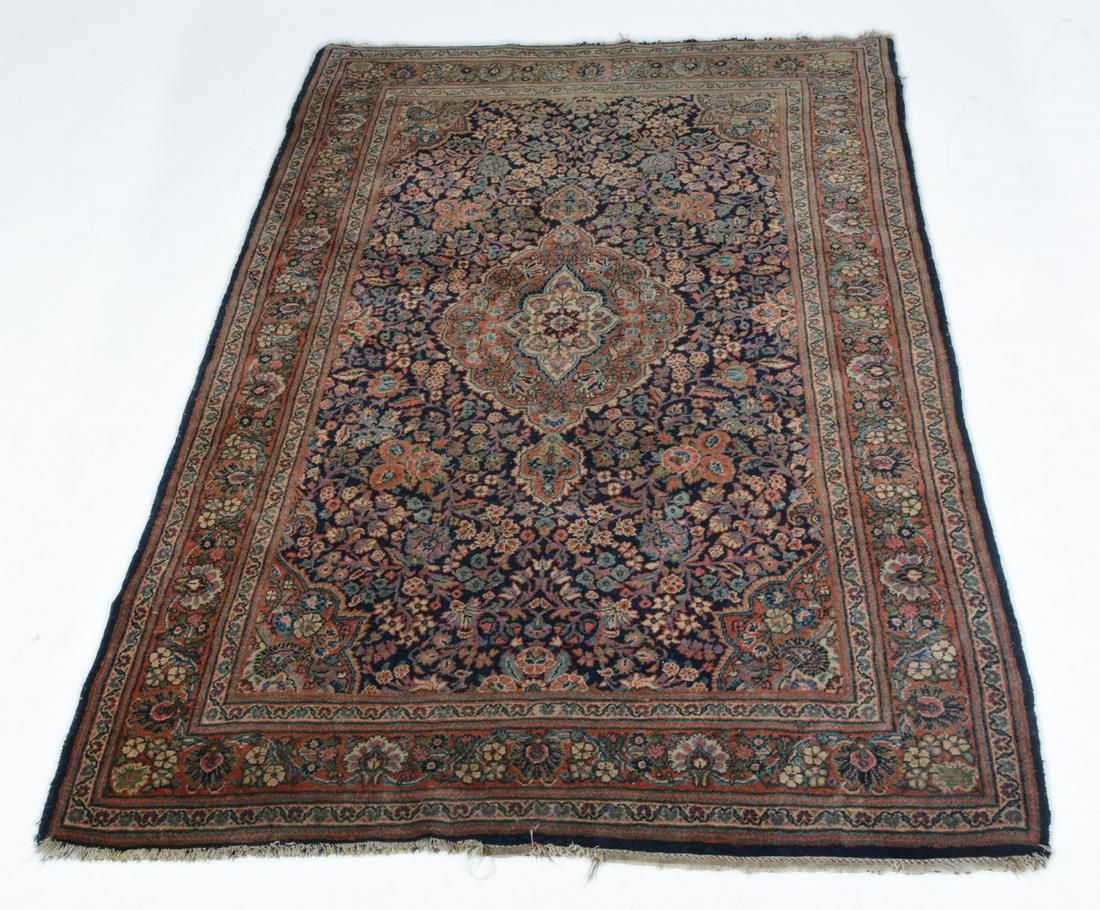 PERSIAN SCATTER RUG, 83" X 55".