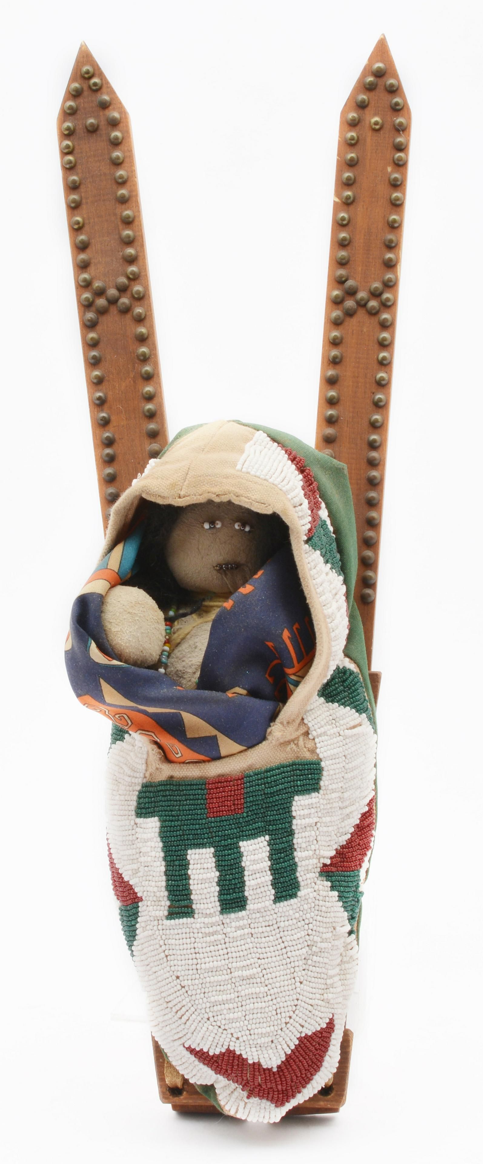 CHEYENNE NATIVE AMERICAN CHILDS CRADLE