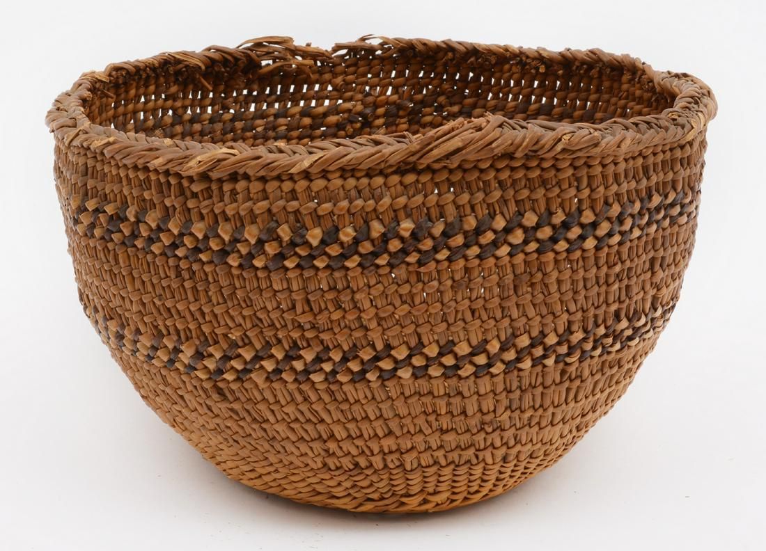 SILETZ NATIVE AMERICAN LARGE BASKETSiletz 3d212b