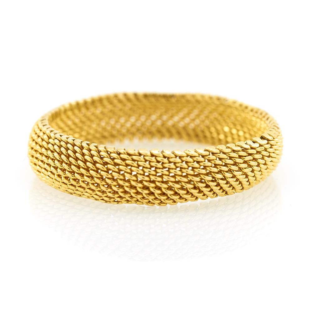 14K YELLOW GOLD MESH RING14k Yellow