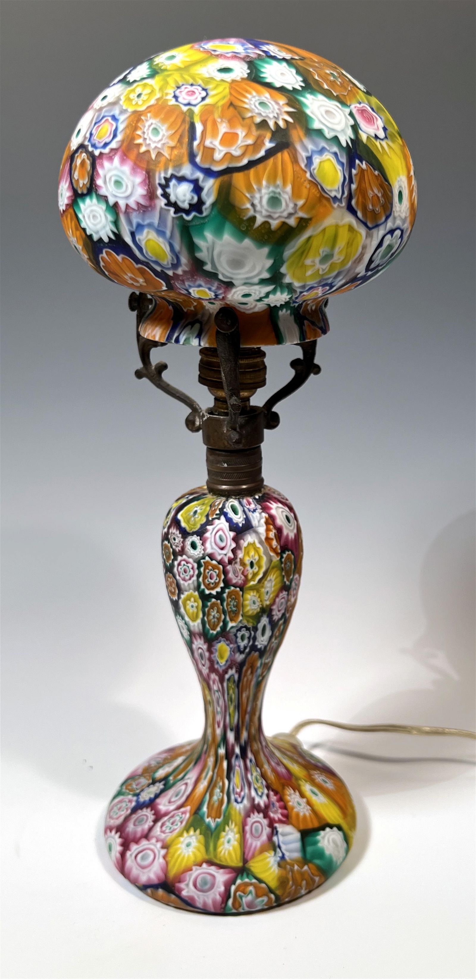 MILLEFIORI BOUDOIR LAMP, PROBABLY