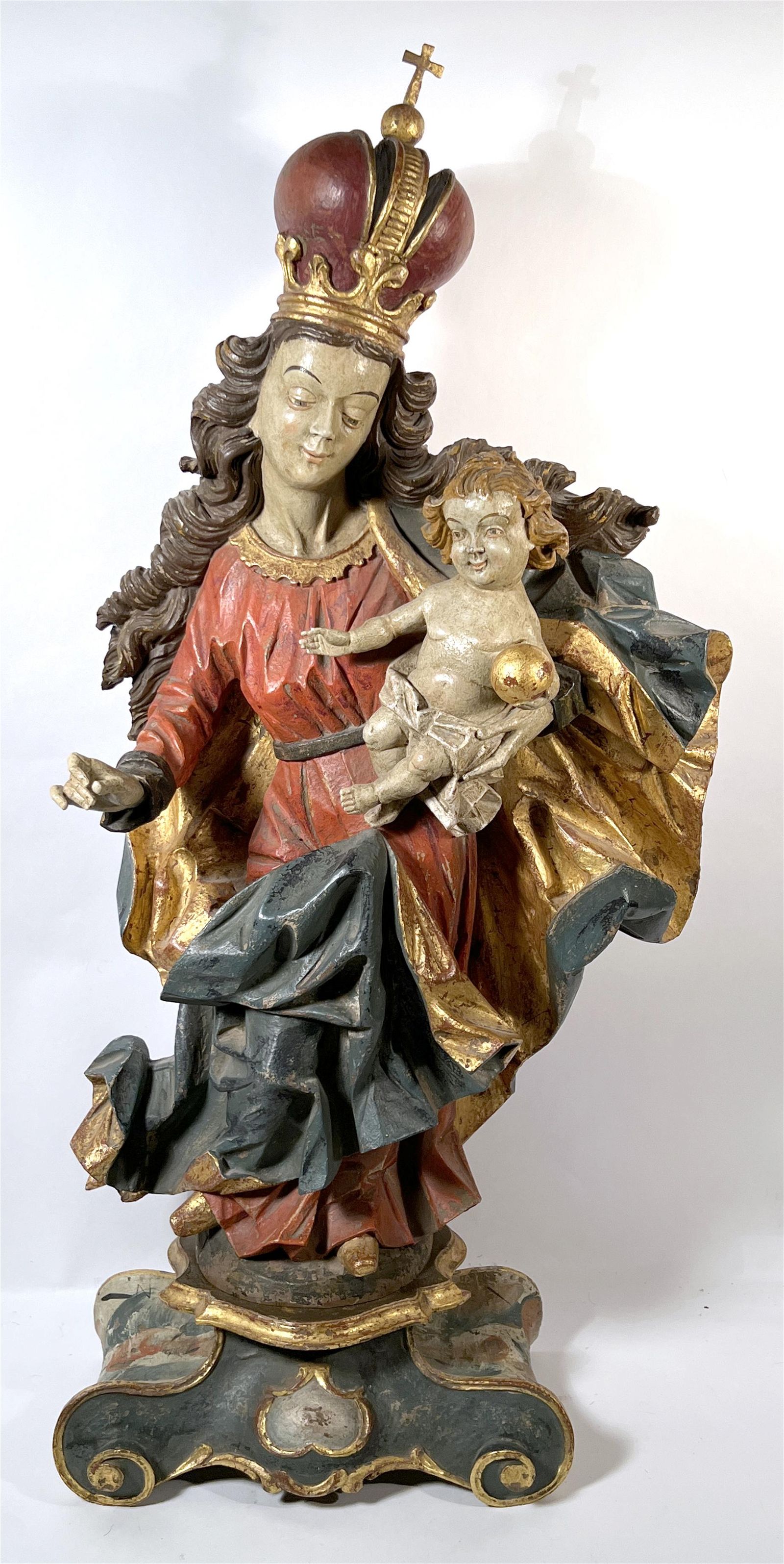 MOTHER MARY HOLDING BABY JESUS