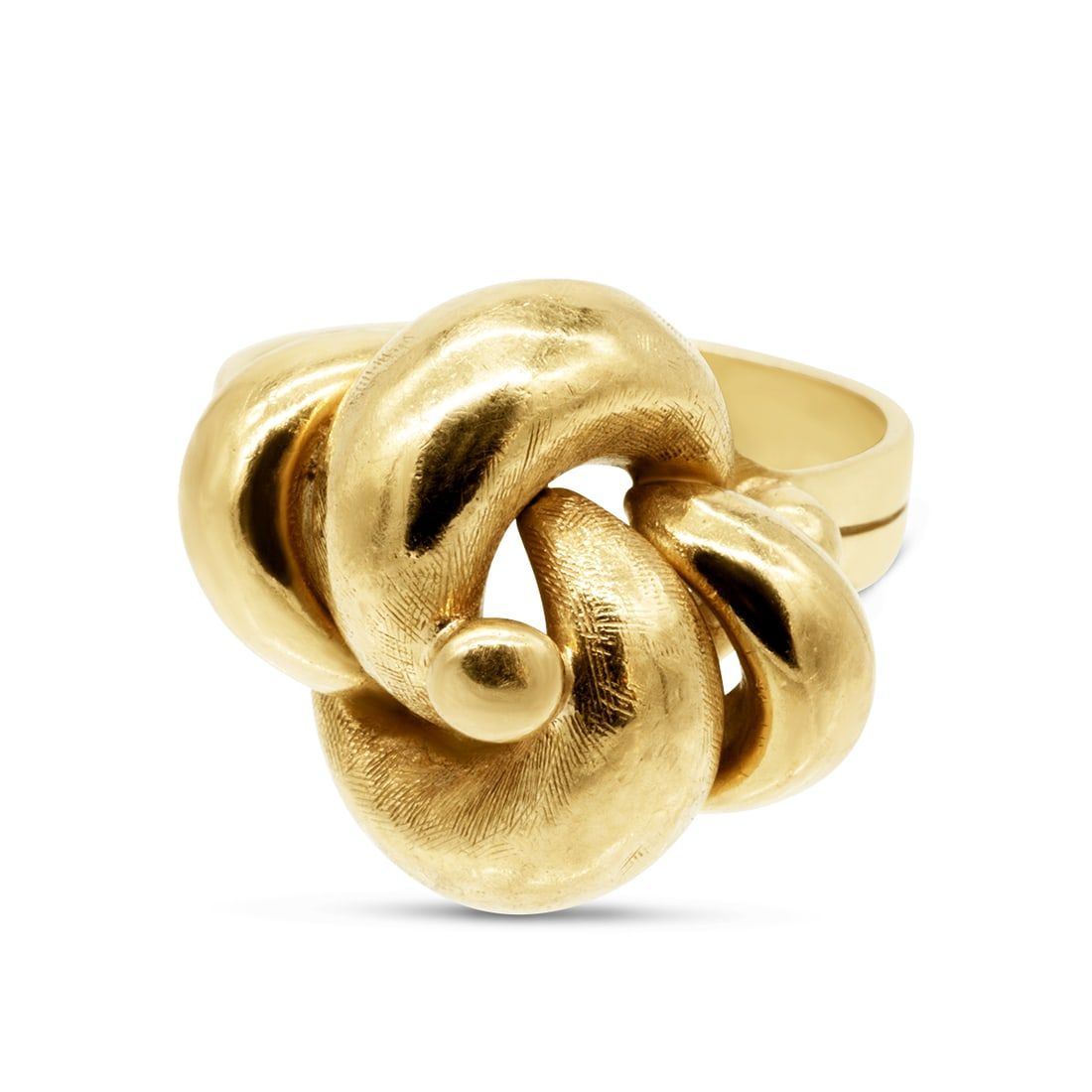18K YELLOW GOLD KNOT RING18k Yellow 3d2387