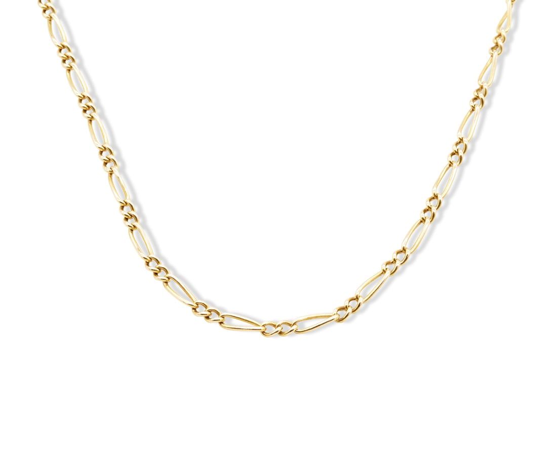 14K YELLOW GOLD CHAIN WITH 18K 3d239e