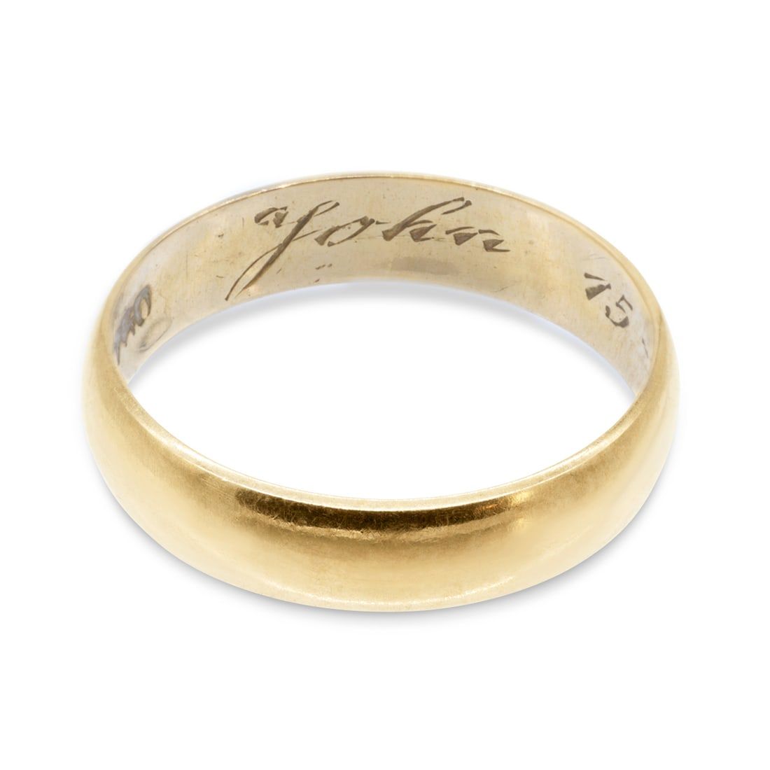 18K YELLOW GOLD WEDDING BAND18k