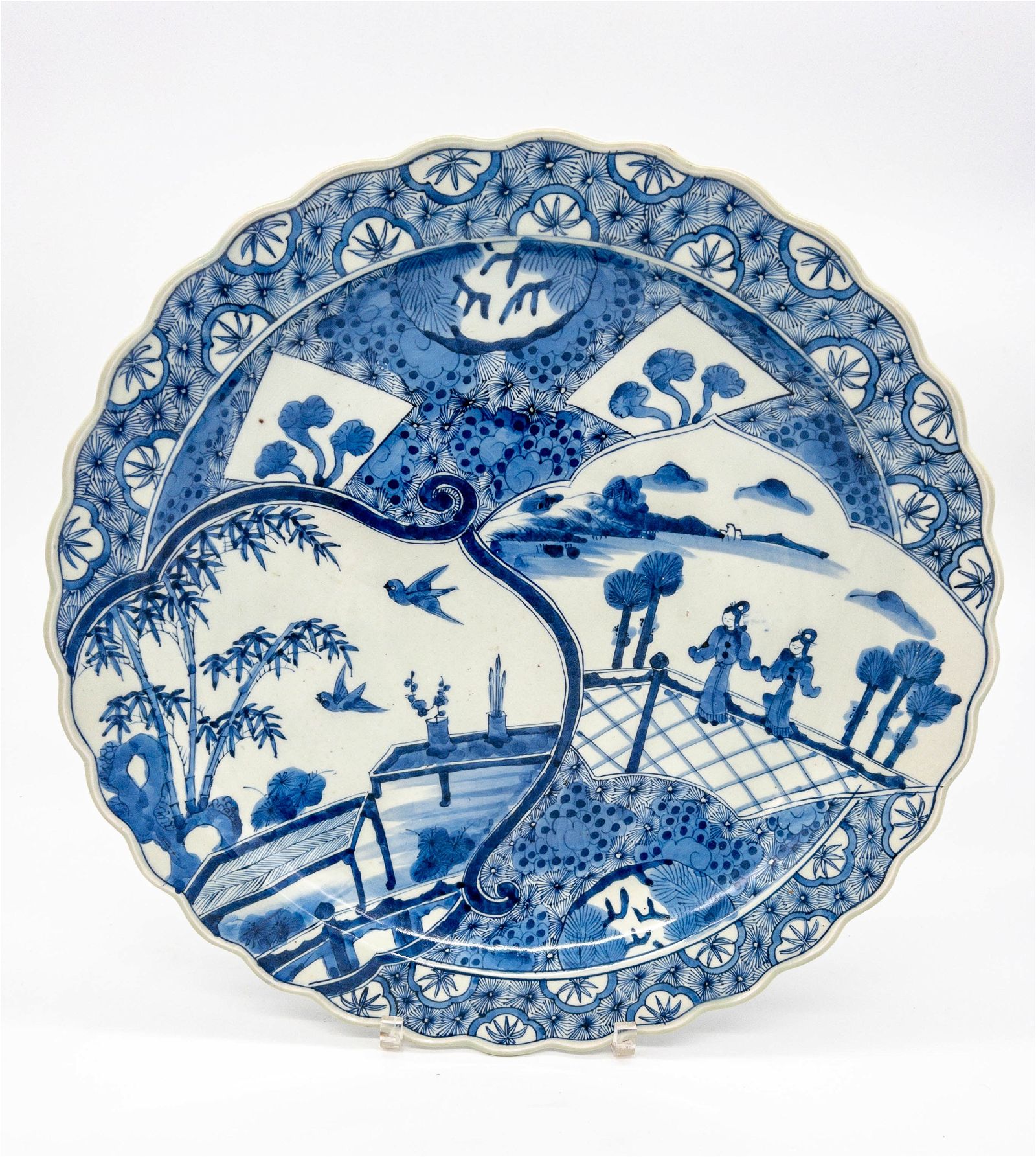 JAPANESE IMARI CHARGER 18 1 2  3d23cf