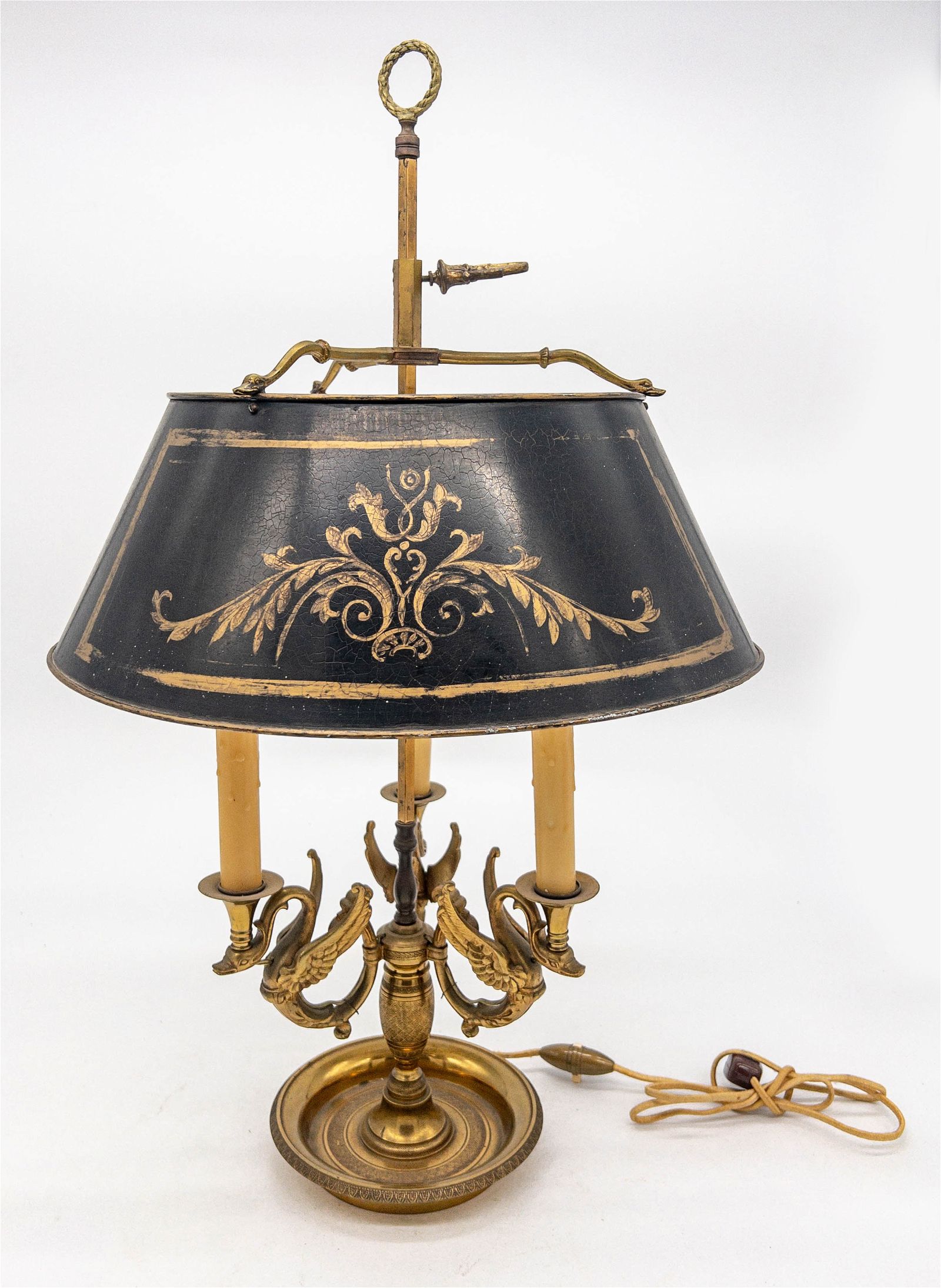 FRENCH BOUILLOTTE LAMP WITH ADJUSTABLE