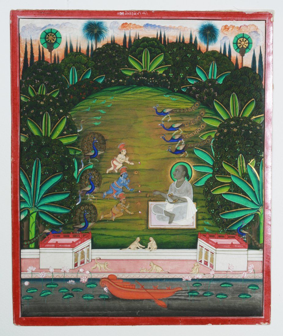 INDIAN MINIATURE PAINTING MEWAR 3d24ae