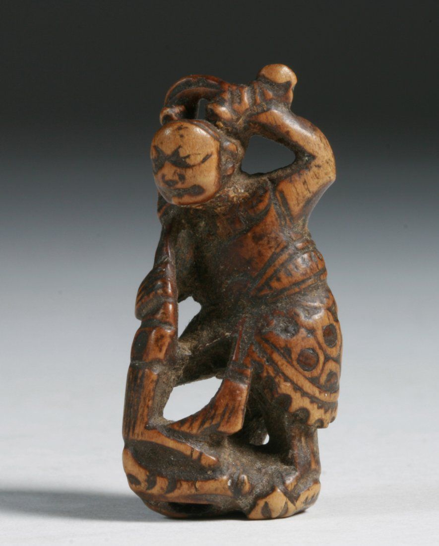 ANTIQUE JAPANESE NETSUKE OJIME 3d24f9