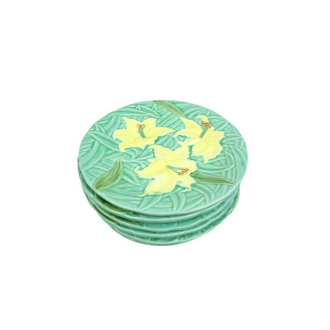 JAPANESE MAJOLICA PLATESSet of 3d25fd