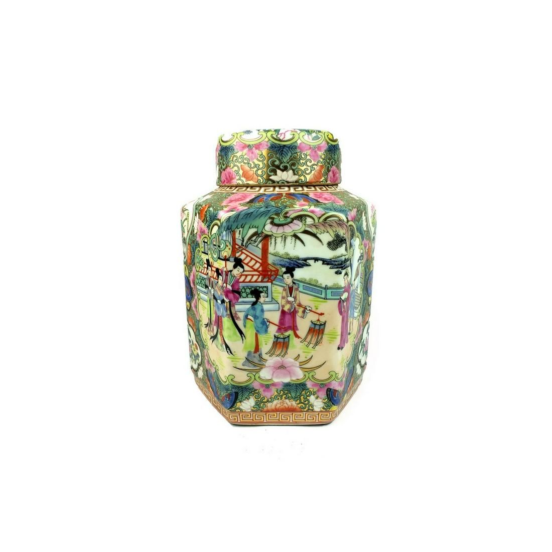 CHINESE COVERED JAR20th Century 3d264f