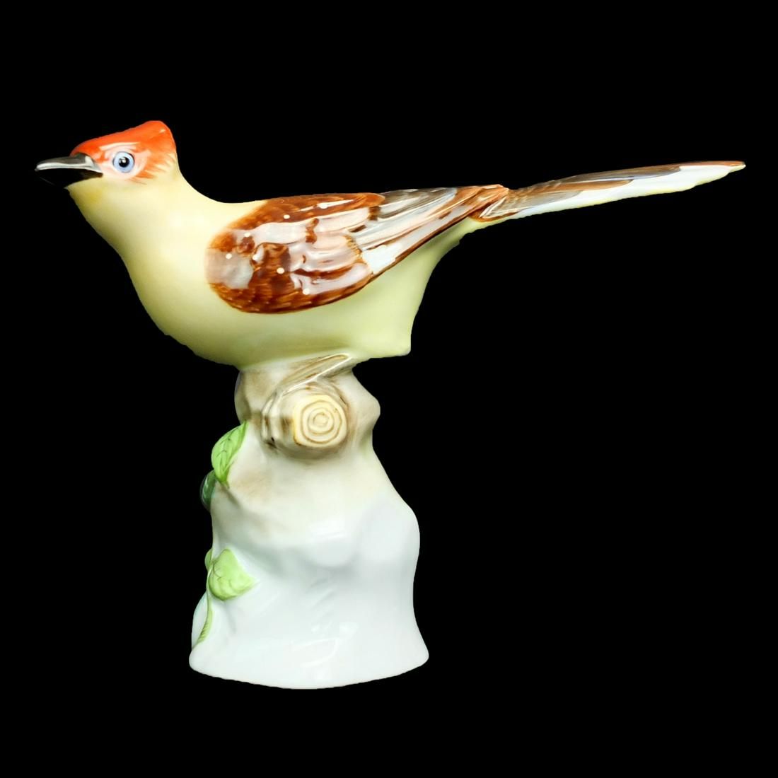 HEREND PORCELAIN BIRD FIGURINEVintage 3d2980