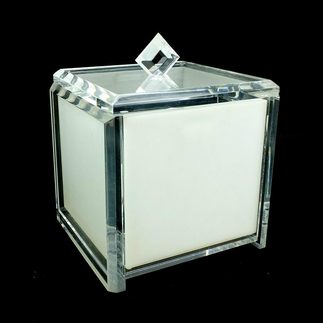 VINTAGE LUCITE ICE BUCKETVintage 3d298e