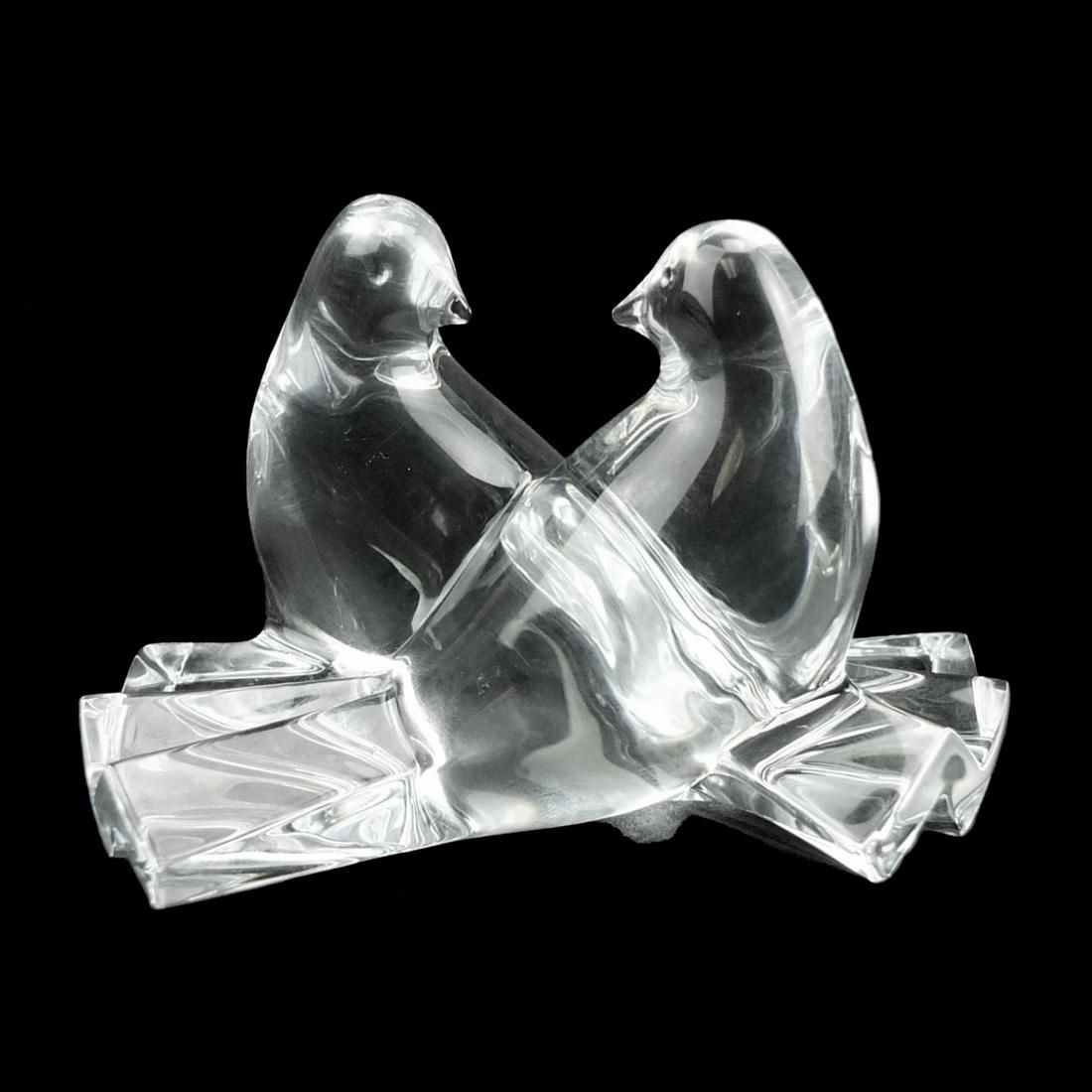 BACCARAT LOVING BIRDS FIGURINEBaccarat 3d2af2