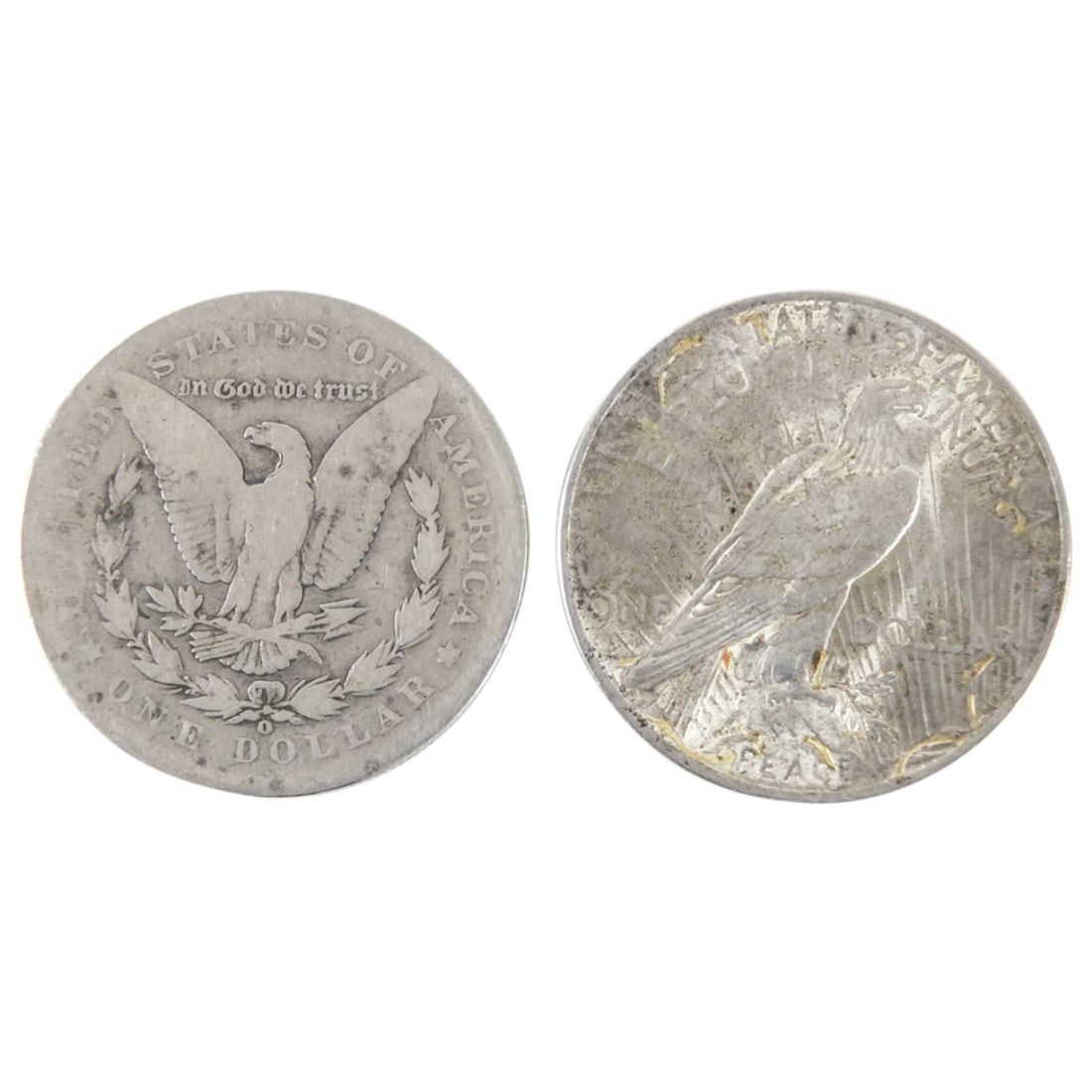 TWO SILVER DOLLARSGrouping of Two 3d2c79