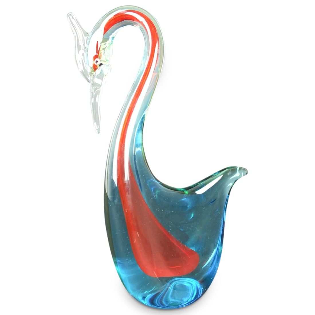 MURANO BI-COLOR ART GLASS SCULPTUREMurano