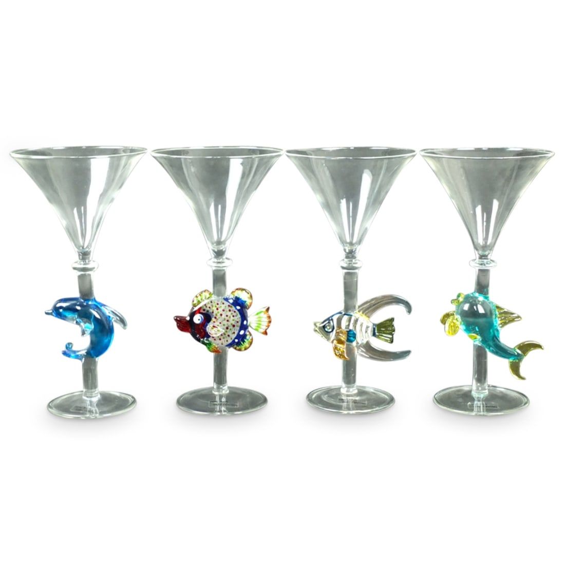 SET OF FOUR YURANA MARTINI GLASSESSet 3d2d13