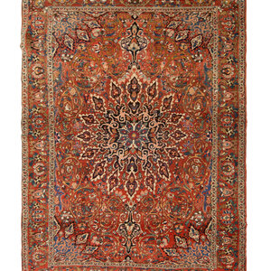 A Persian Najafabad Wool Rug 20th 3d0961