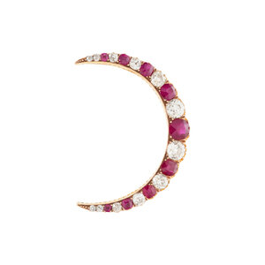 ANTIQUE YELLOW GOLD RUBY AND 3d09b1